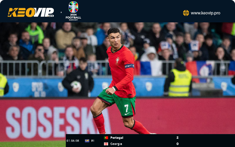 Tỷ lệ kèo Georgia vs Bồ Đào Nha, kèo châu Á