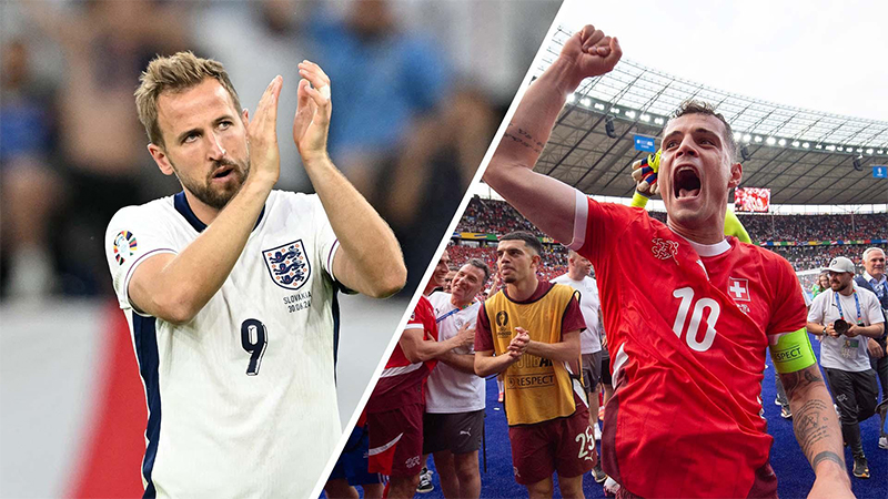 Nhận định soi kèo Anh vs Thụy Sĩ 23h00 ngày 06/7/2024